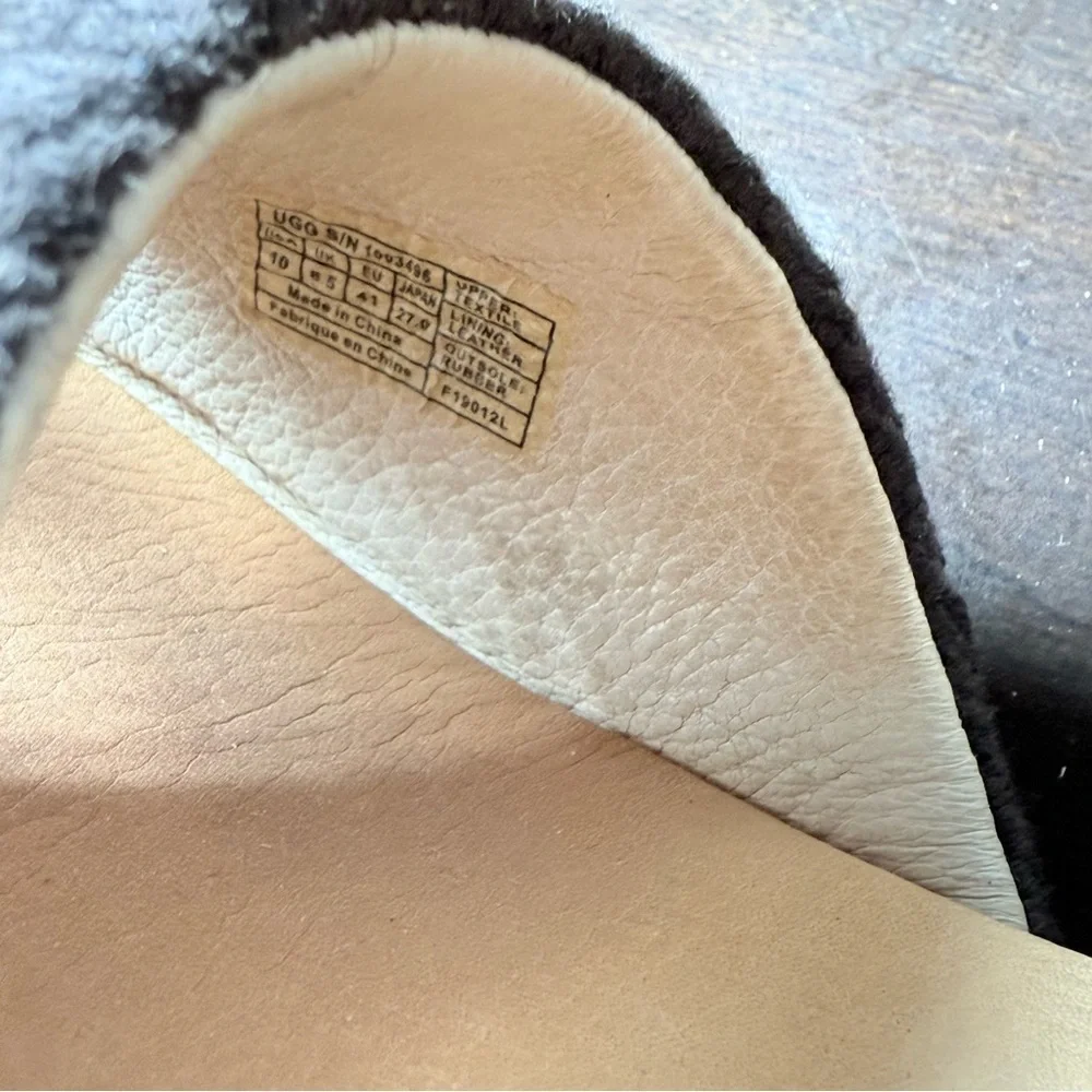 UGG Women's Classic Black Delmar Espadrille Wedges